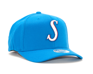 Kšiltovka Mitchell & Ness Philadelphia 76ers Hardwood Classic Freshman 110 Curved Blue Snapback