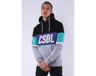 Mikina Cayler & Sons WCWW Half Zip Hoody Grey Heather/Black