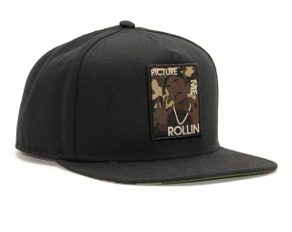 Kšiltovka Cayler & Sons WL 2Pac Rollin Cap Black/Woodland