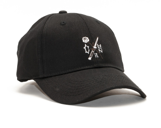 Kšiltovka Cayler & Sons WL Enemies Curved Cap Black/White