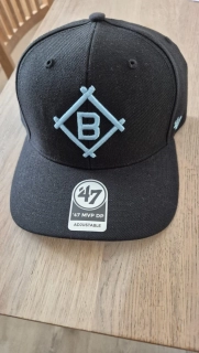 Kšiltovka 47 Brand MVP DP Brooklyn Dodgers Snapback Black/Black