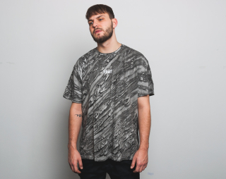 Triko HUF Ambush Tie Dye Rose Black
