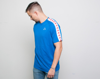 Triko Kappa Banda Coen Slim Blue/White/Red