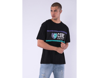Triko Cayler & Sons Insignia Semi Box Tee Black/Purple