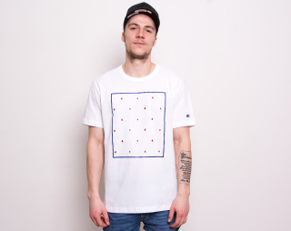 Triko Champion Crewneck T-Shirt UV Color Change White 213292 WW001