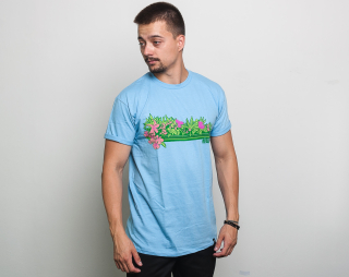 Triko HUF Hibiscus Tee Ballad Blue
