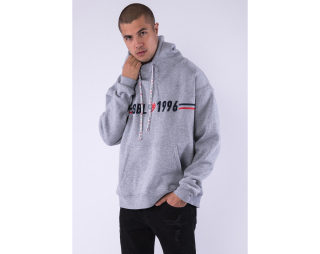 Mikina Cayler & Sons Insignia Box Hoody Grey Heather/Navy