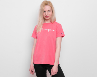 Dámské Triko Champion Crewneck T-Shirt Pink 110992 PS106