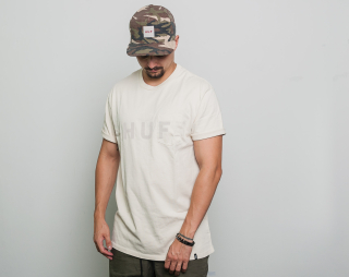 Triko HUF OG Logo Pocket Birch