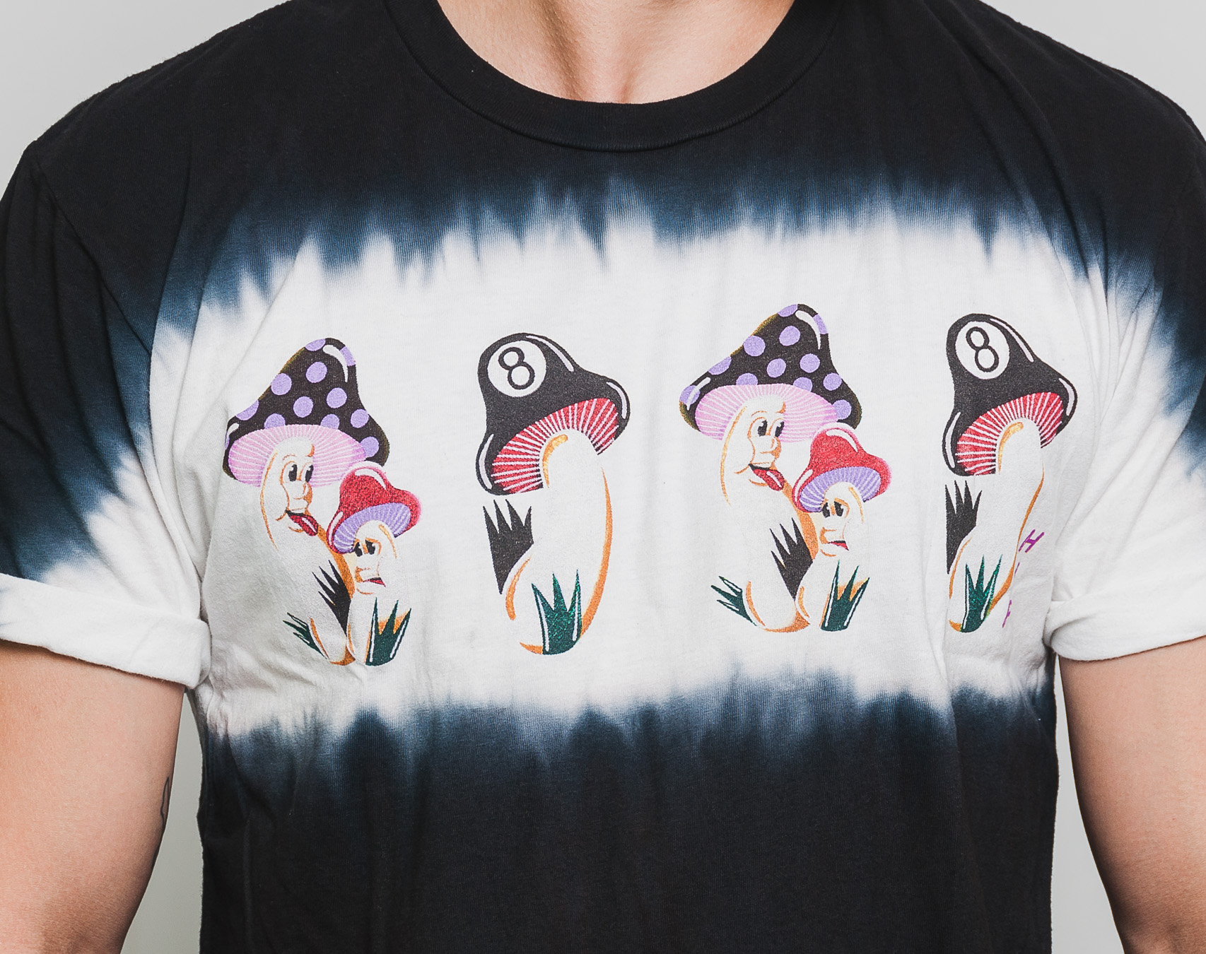 Triko HUF Chloe K Shroom Tee Black