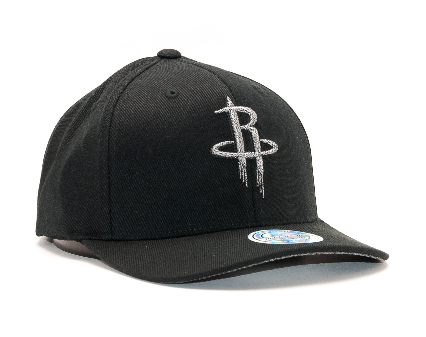 Kšiltovka Mitchell & Ness Melange Logo Houston Rockets Black Snapback