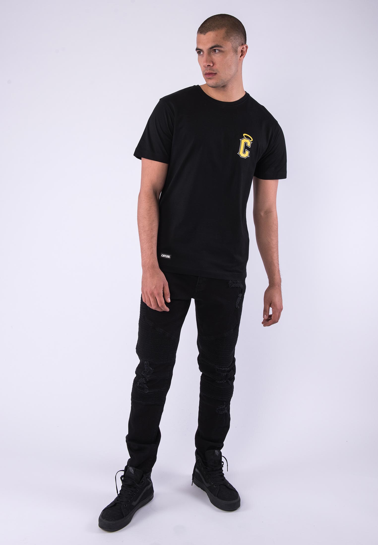 Triko Cayler & Sons WL Cangels Tee Black/Yellow