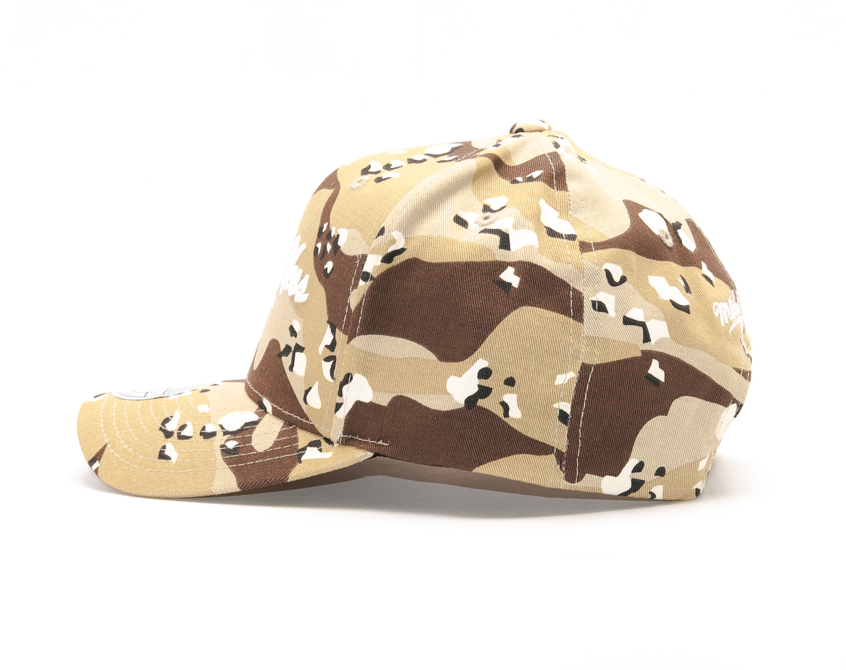 Kšiltovka Mitchell & Ness Pinscript High Crown 110 Desert Camo Snapback