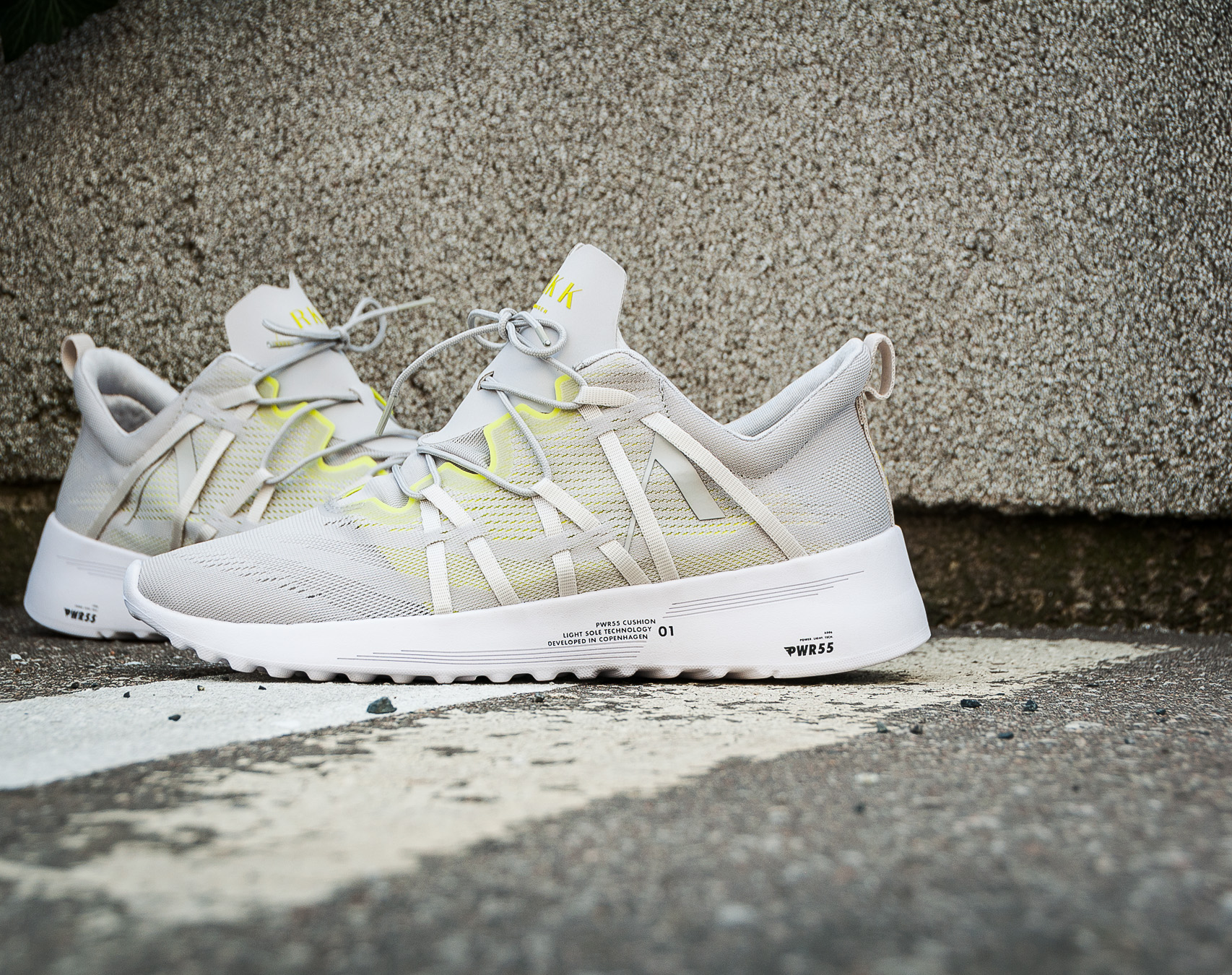 Boty ARKK Velcalite CM 2.0 PWR55 Wind Grey/Bright Lemon EL2308-2217