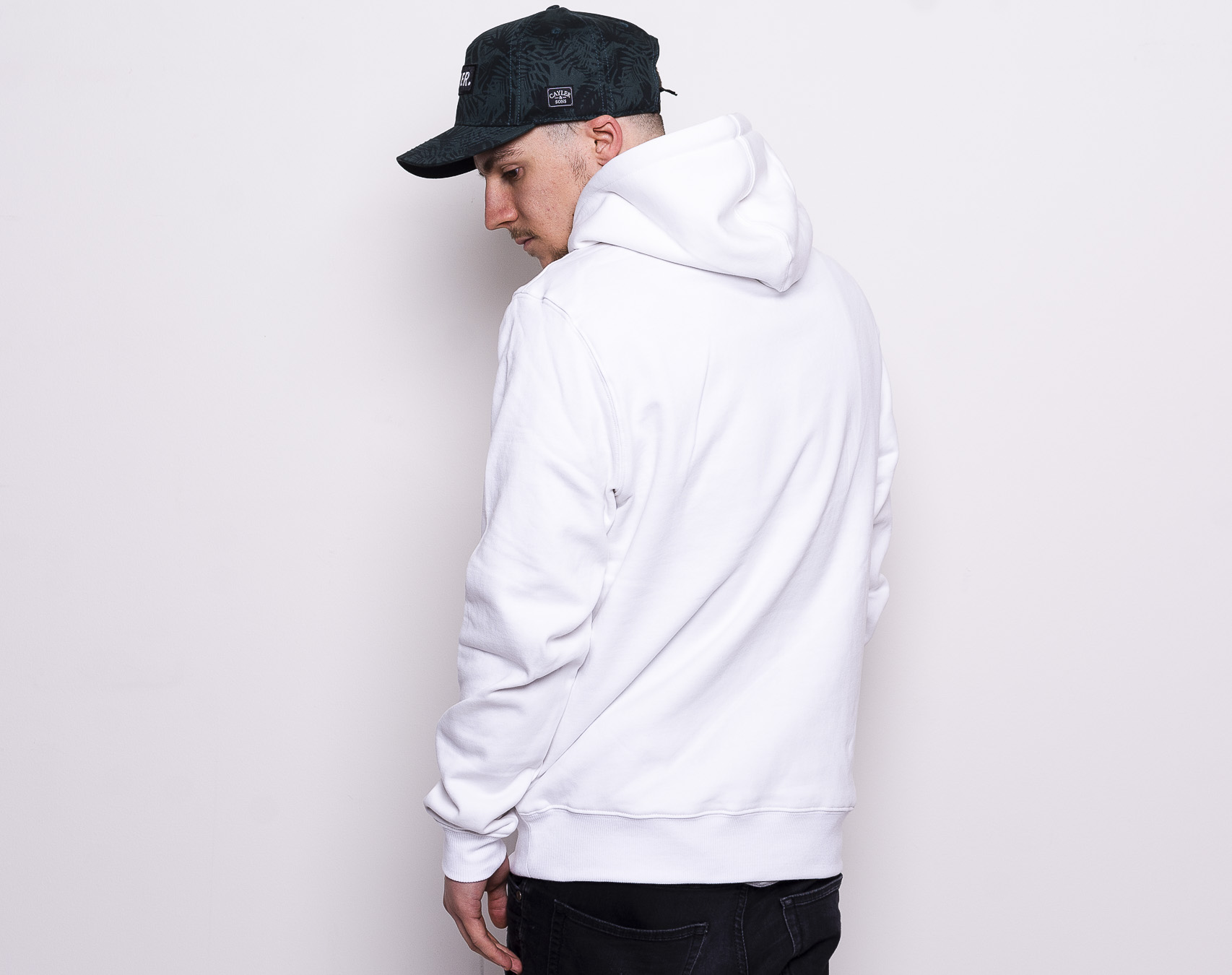 Mikina Cayler & Sons PA Small Icon Hoody White/Black