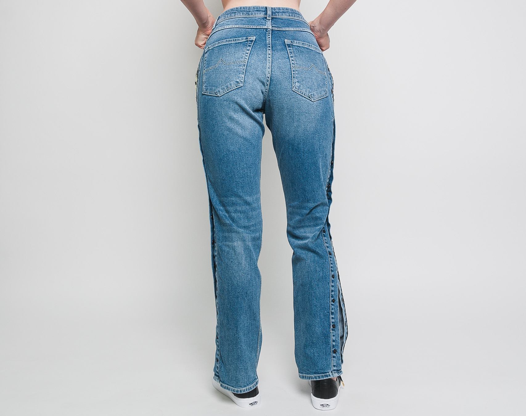 Dámské Kalhoty Kappa Authentic Besto Blue Cobalt Beige