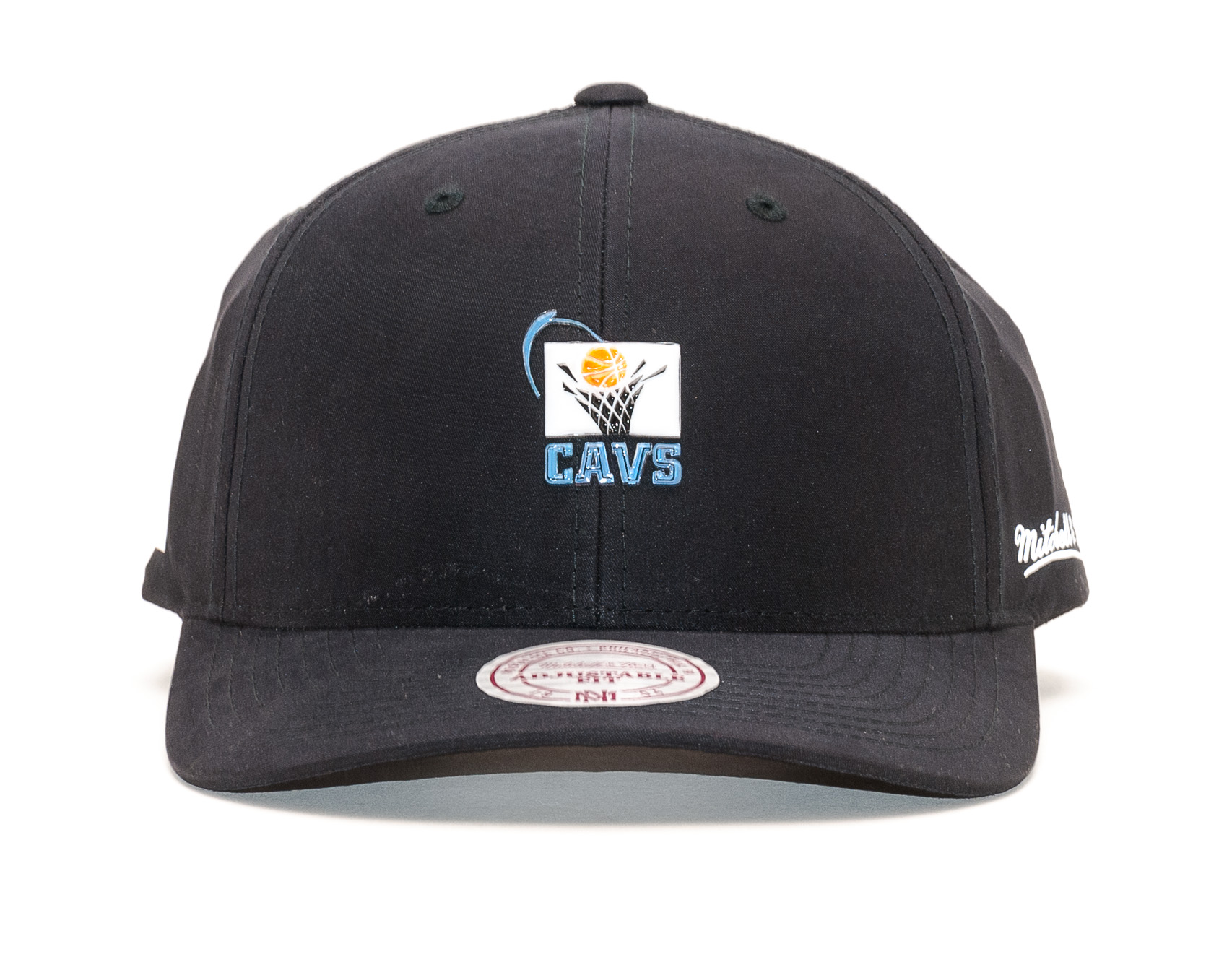 Kšiltovka Mitchell & Ness Cleveland Cavaliers Hardwood Classic Taped Black Snapback