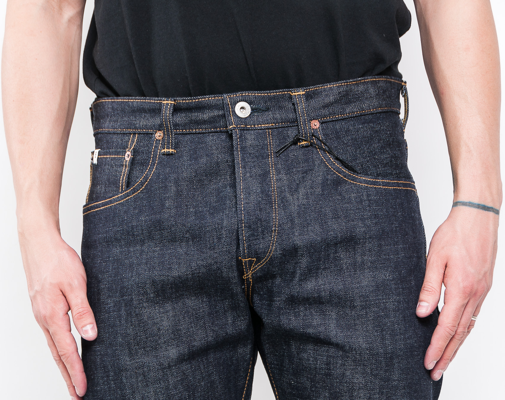Kalhoty Edwin Classic Regular Tapered Rainbow Selvage Japan Denim 13oz Raw State