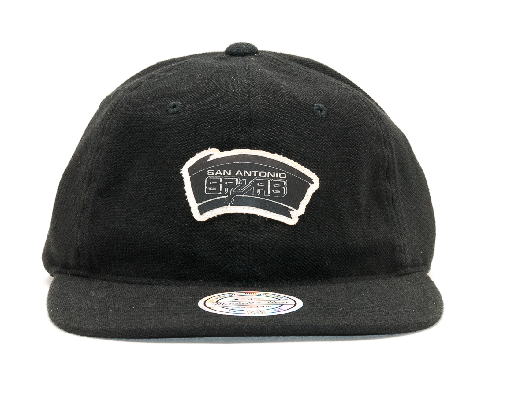 Kšiltovka Mitchell & Ness Jock San Antonio Spurs Black Strapback
