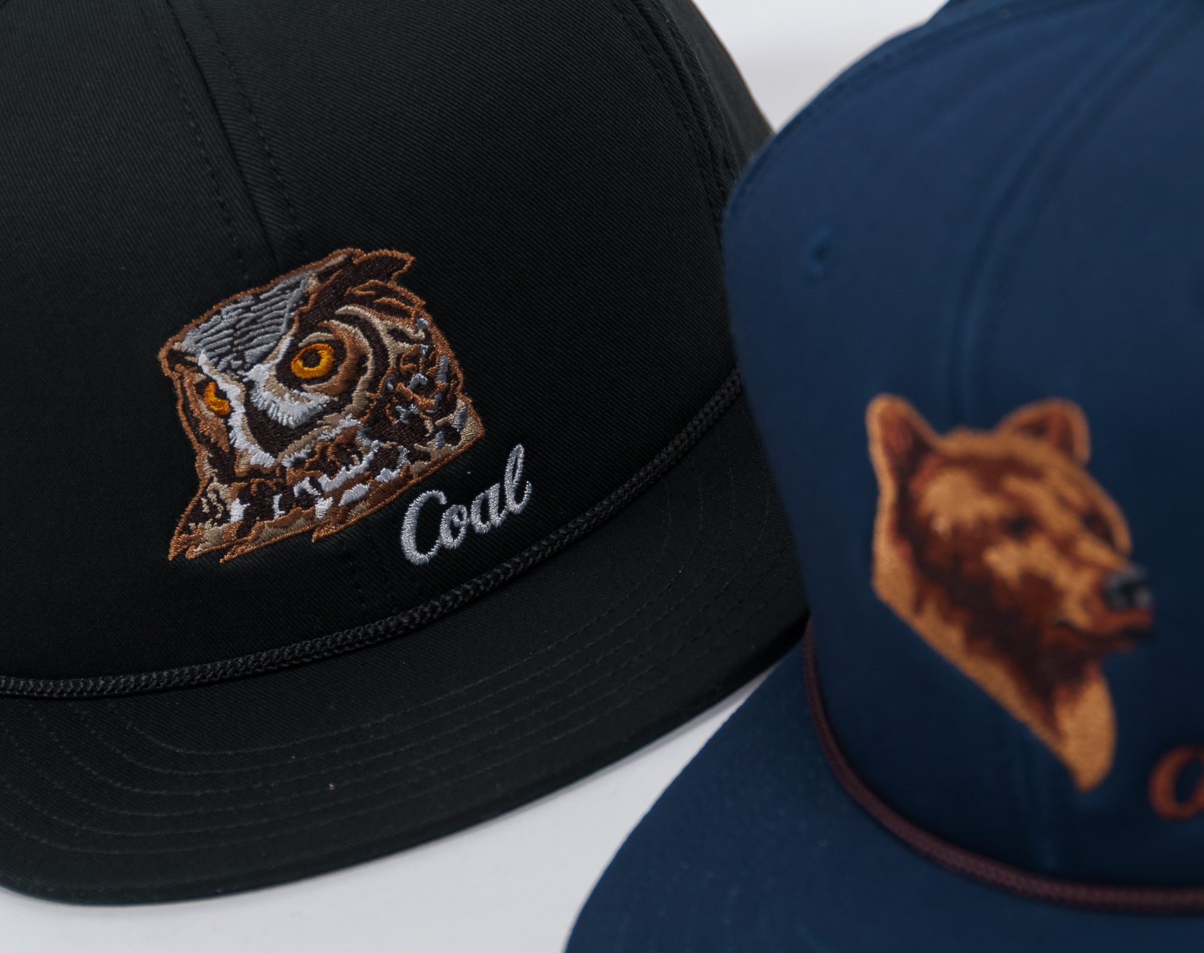 Kšiltovka Coal The Wilderness SP Owl Black Snapback