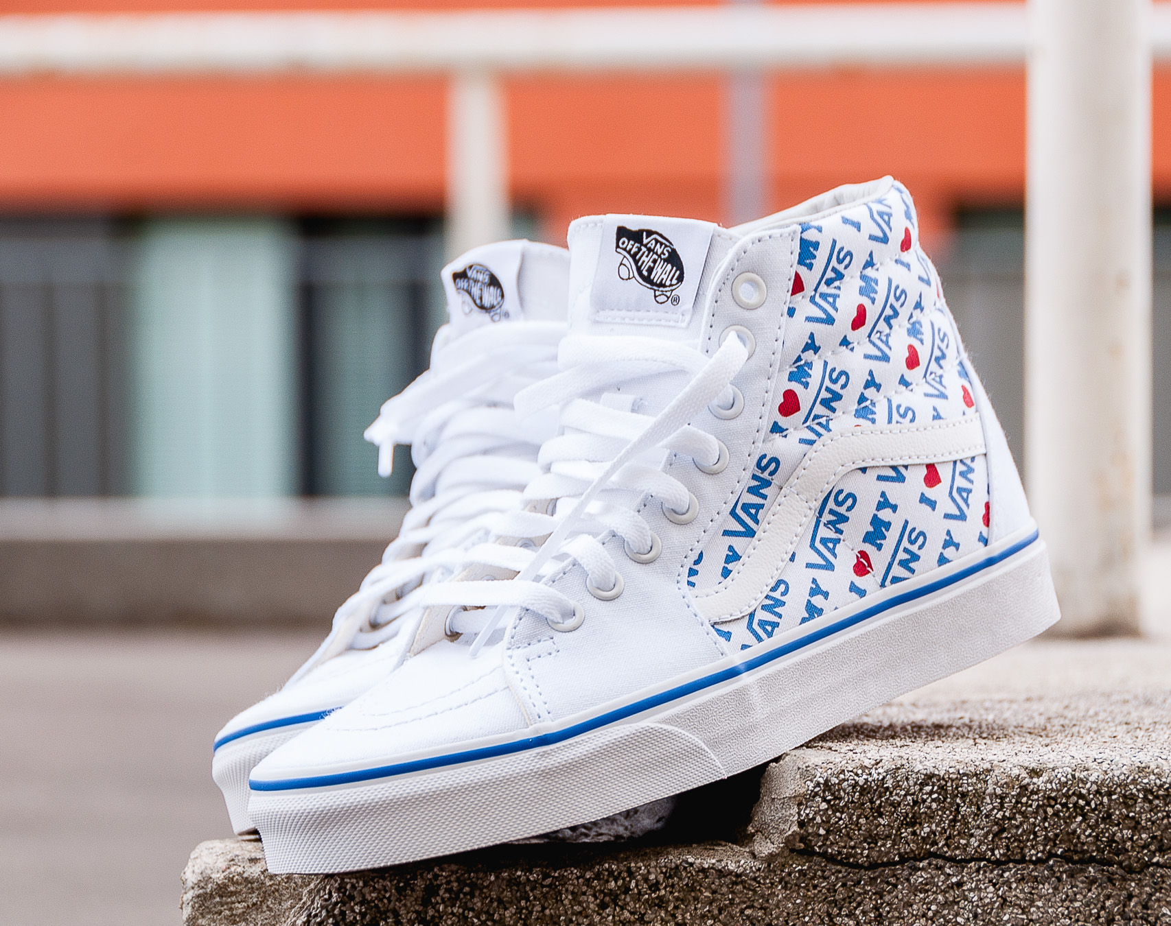 Dámské Boty VANS SK8-Hi "I Heart Vans" True White