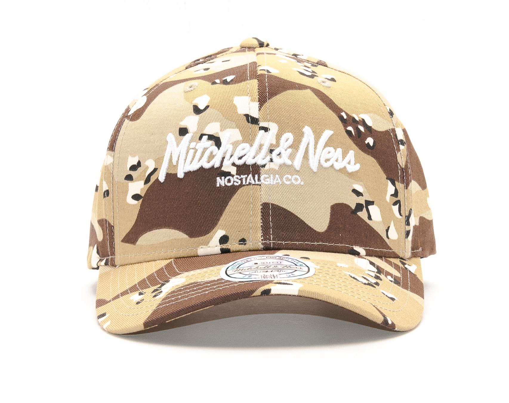 Kšiltovka Mitchell & Ness Pinscript High Crown 110 Desert Camo Snapback