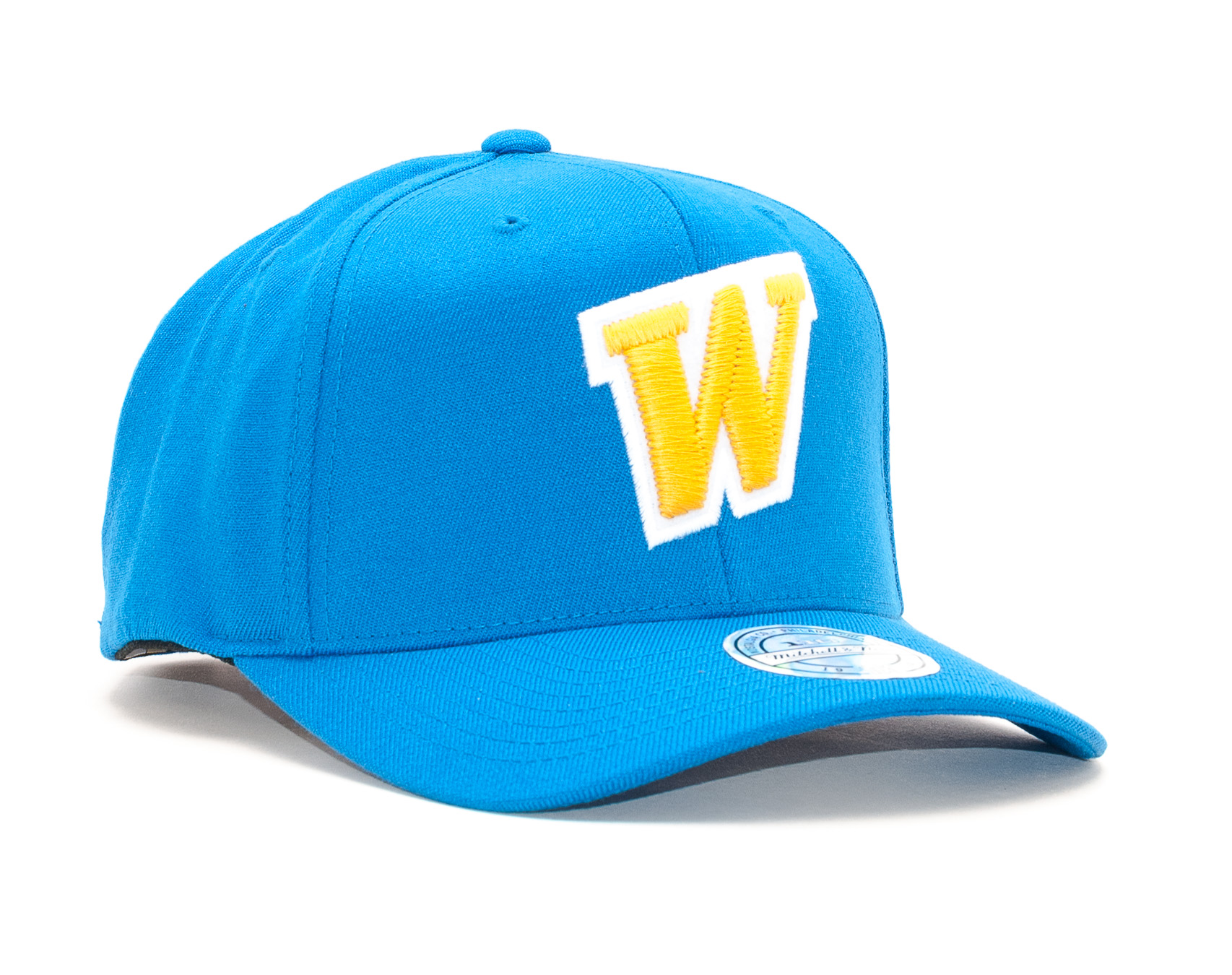 Kšiltovka Mitchell & Ness Golden State Warriors Hardwood Classic Freshman 110 Curved Blue Snapback