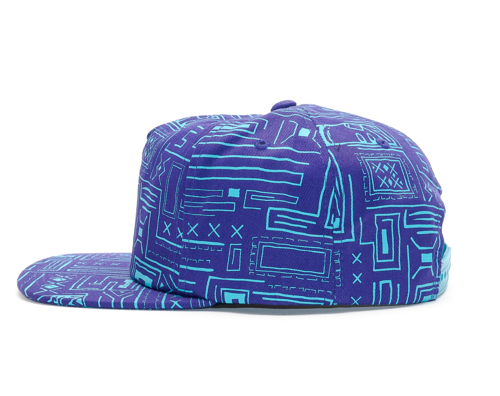 Kšiltovka The Hundreds Geometric Purple Snapback
