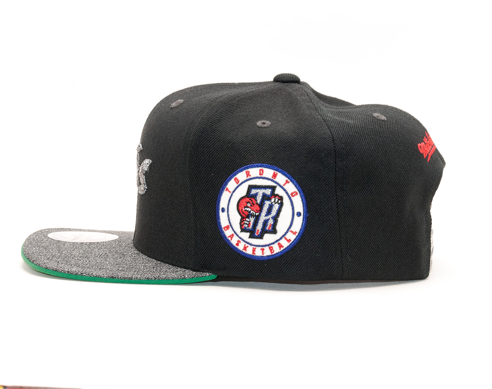 Kšiltovka Mitchell & Ness Toronto Raptors Melange Patch Black Snapback