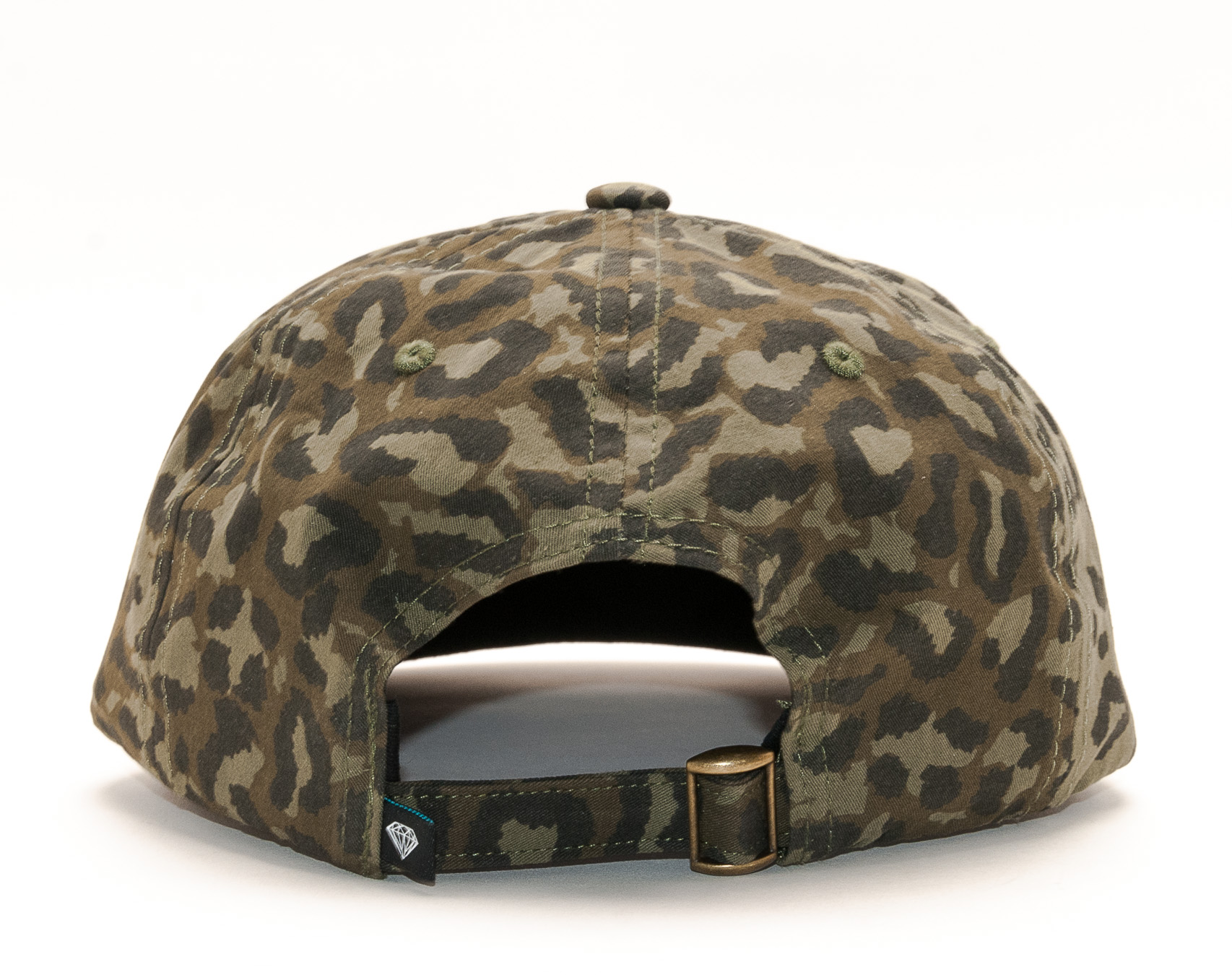 Kšiltovka Diamond Supply Co. Cheetah Micro Brill Unstructured Olive Strapback