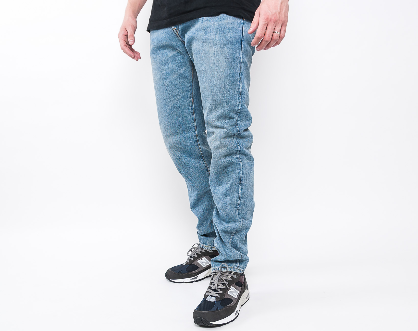 Kalhoty Edwin Classic Regular Tapered Rainbow Selvage Japan Denim 13oz Light Used