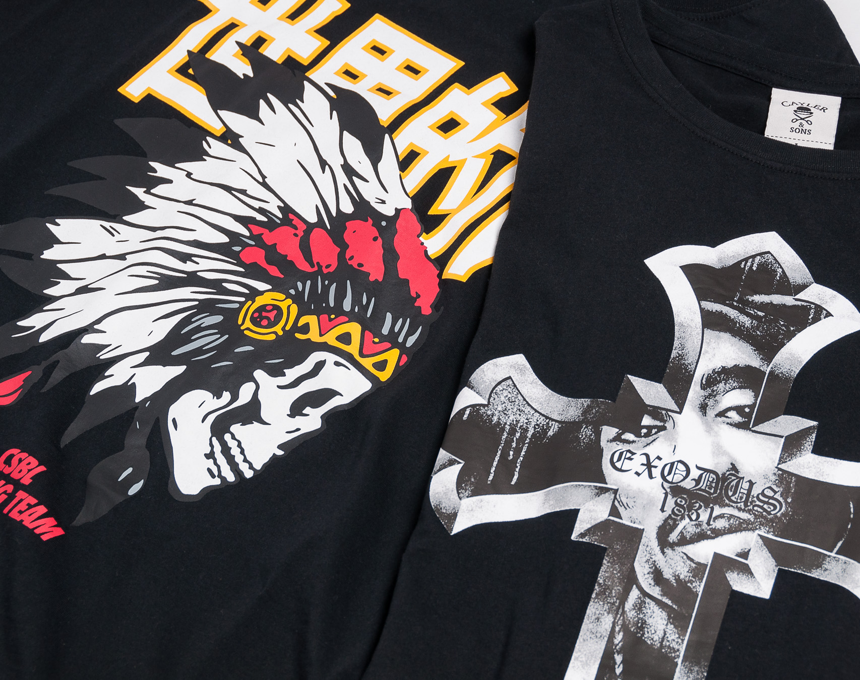 Triko Cayler & Sons WL EXDS Tee Black/White