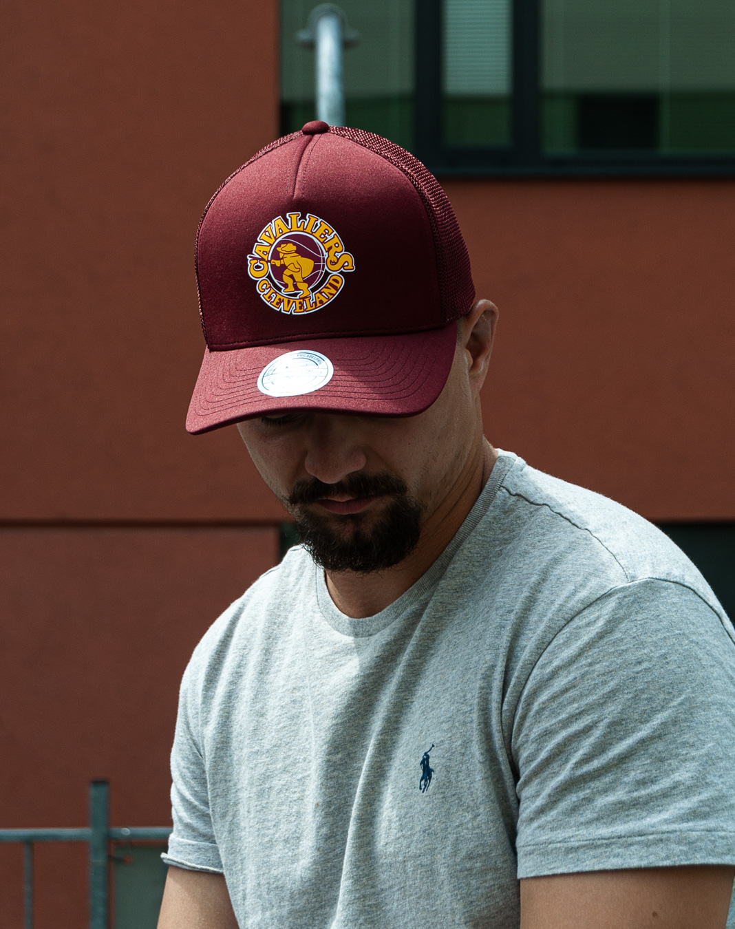 Kšiltovka Mitchell & Ness Cleveland Cavaliers INTL292 Vintage Jersey Snapback