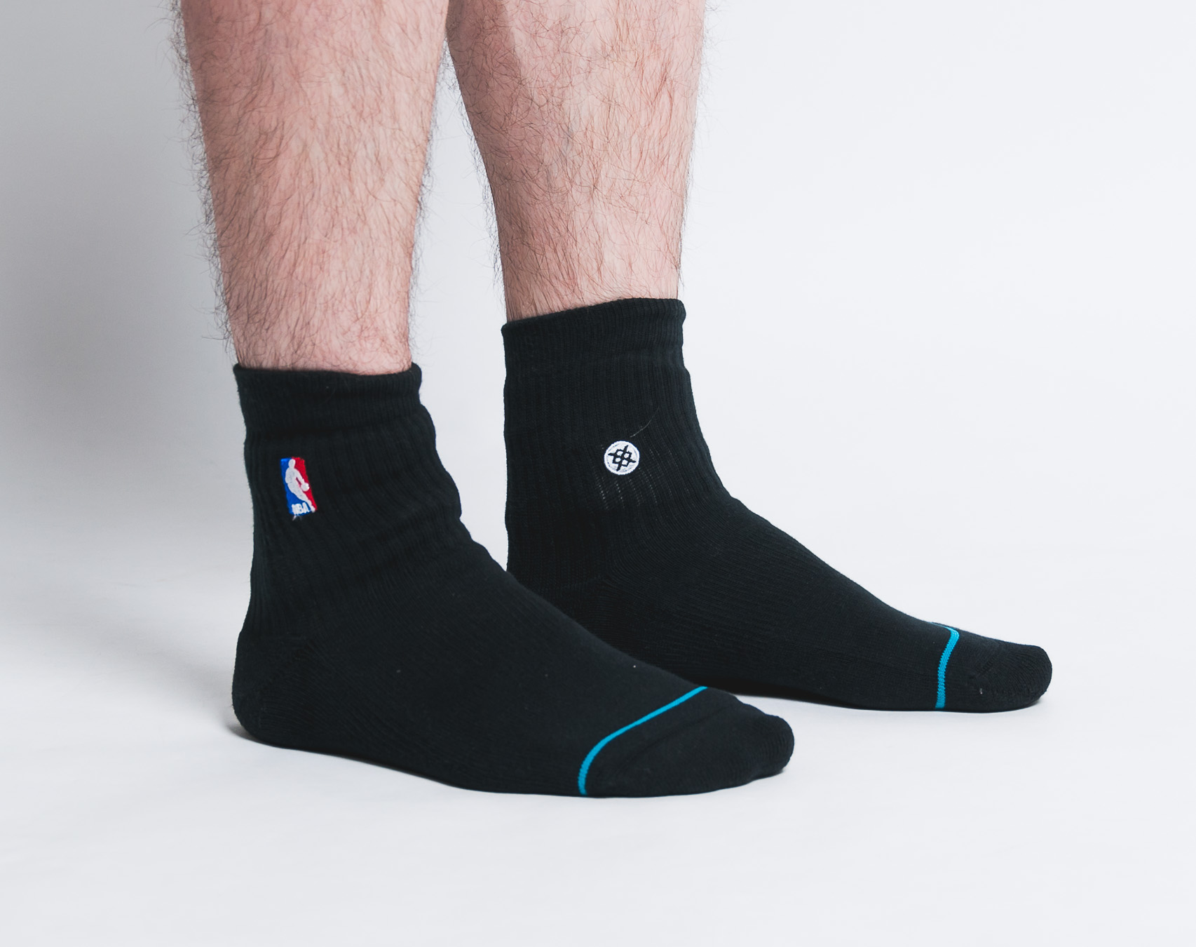 Ponožky Stance NBA Logoman QTR Black
