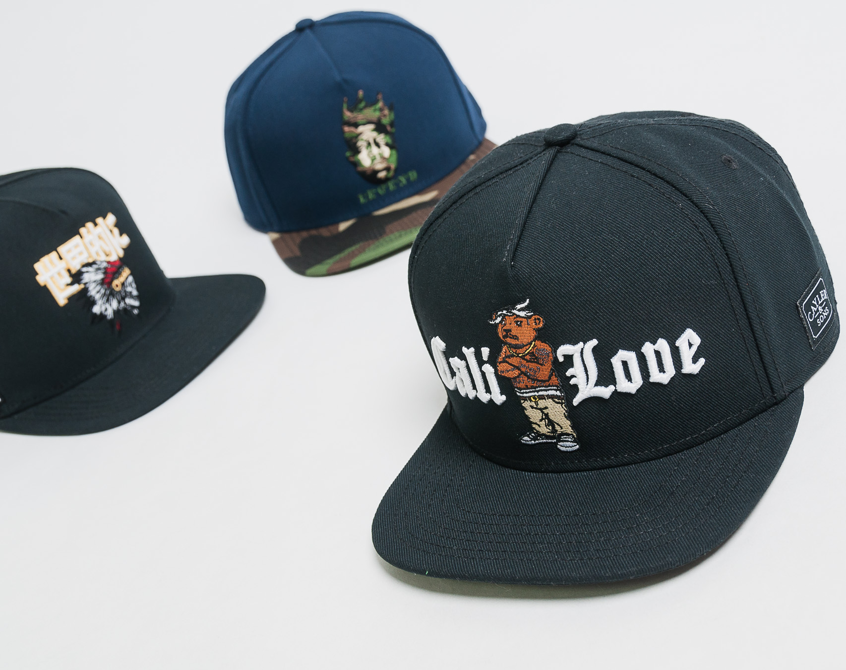 Kšiltovka Cayler & Sons Downtown Black/White Snapback