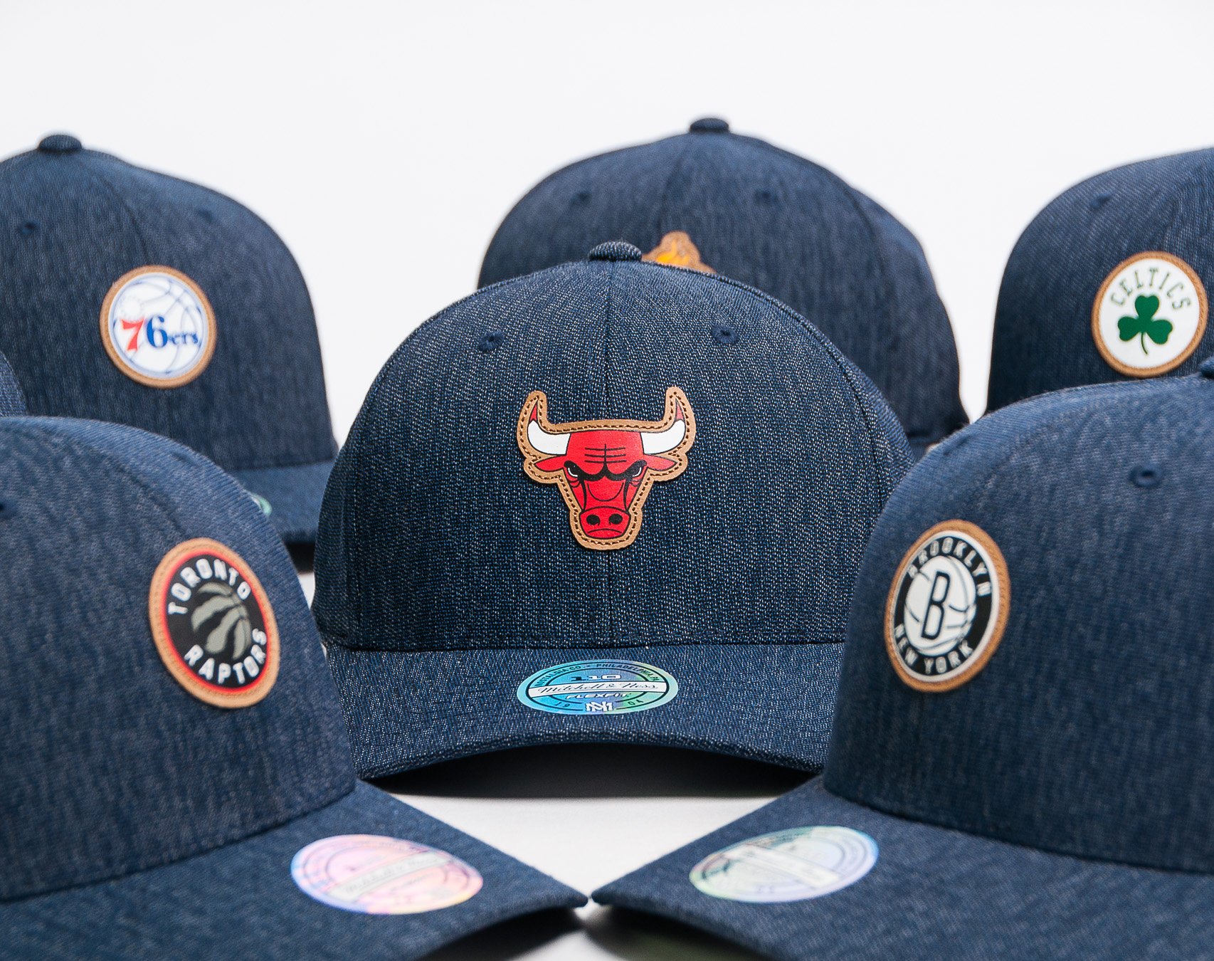Kšiltovka Mitchell & Ness Golden State Warriors Kraft Navy Snapback
