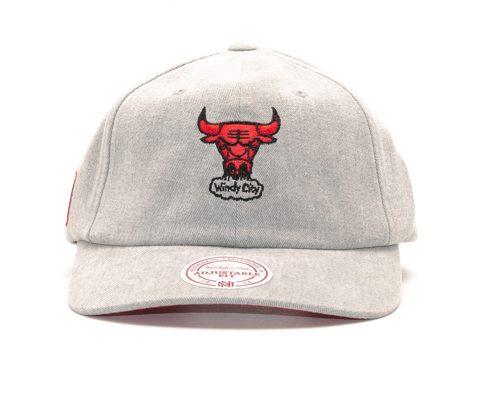 Kšiltovka Mitchell & Ness Haze Chicago Bulls Grey Strapback