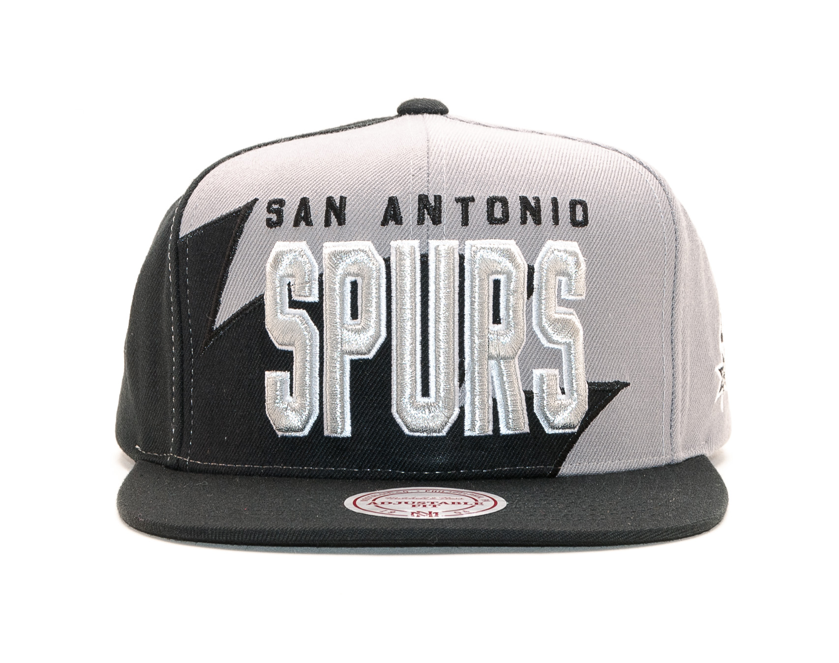 Kšiltovka Mitchell & Ness San Antonio Spurs Shark Tooth Black/Grey Snapback