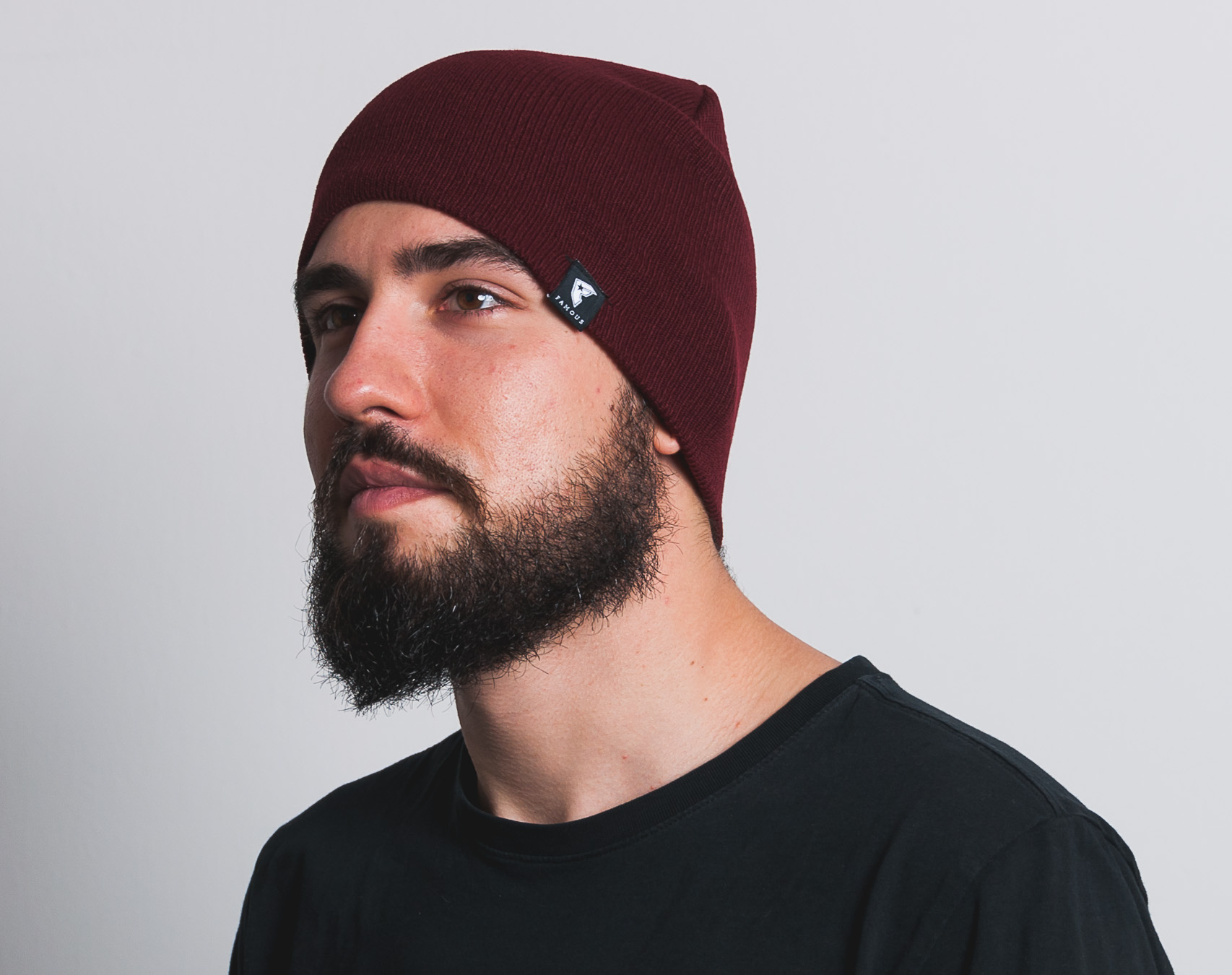 Kulich Famous Stars and Straps Beanie Burgundy