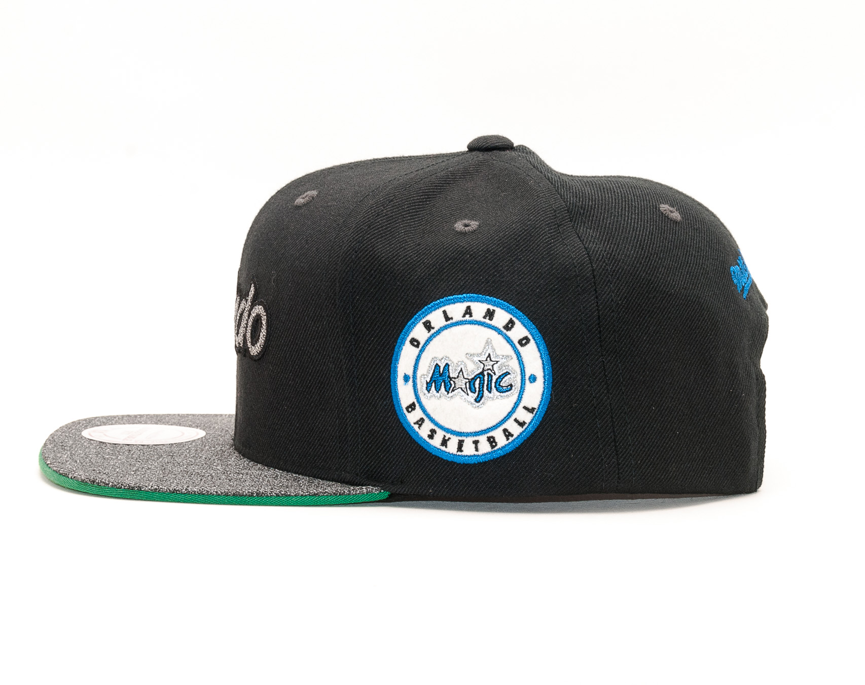 Kšiltovka Mitchell & Ness Orlando Magic Melange Patch Black Snapback