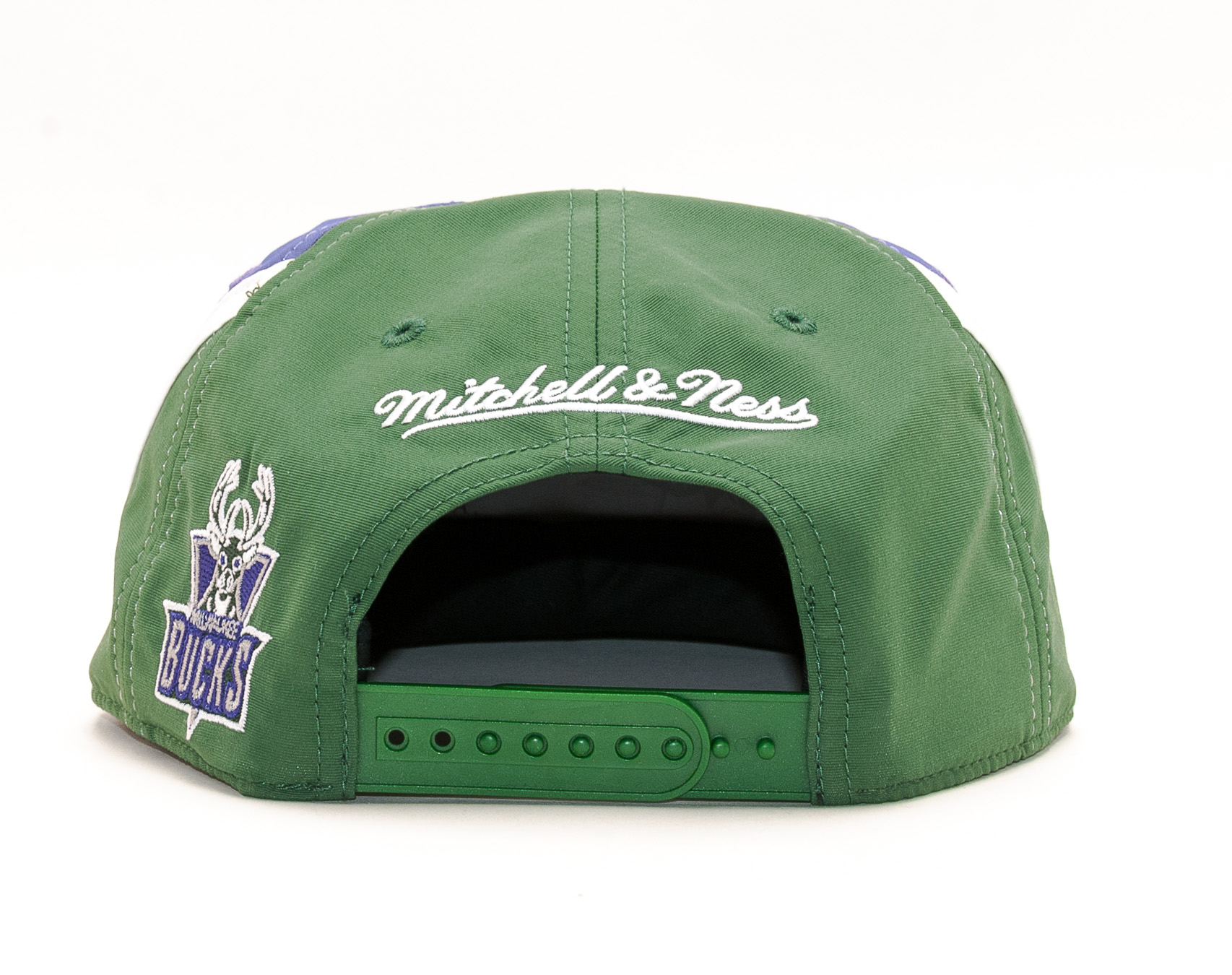 Kšiltovka Mitchell & Ness Milwaukee Bucks Anorak Purple/Green Snapback