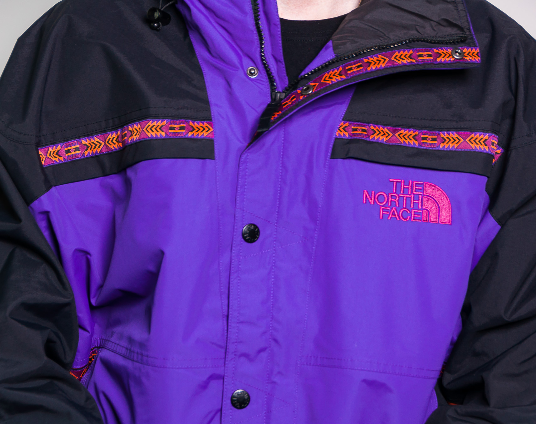 Bunda pánská The North Face '92 Retro Rage Rain Aztec Blue/Rage Combo