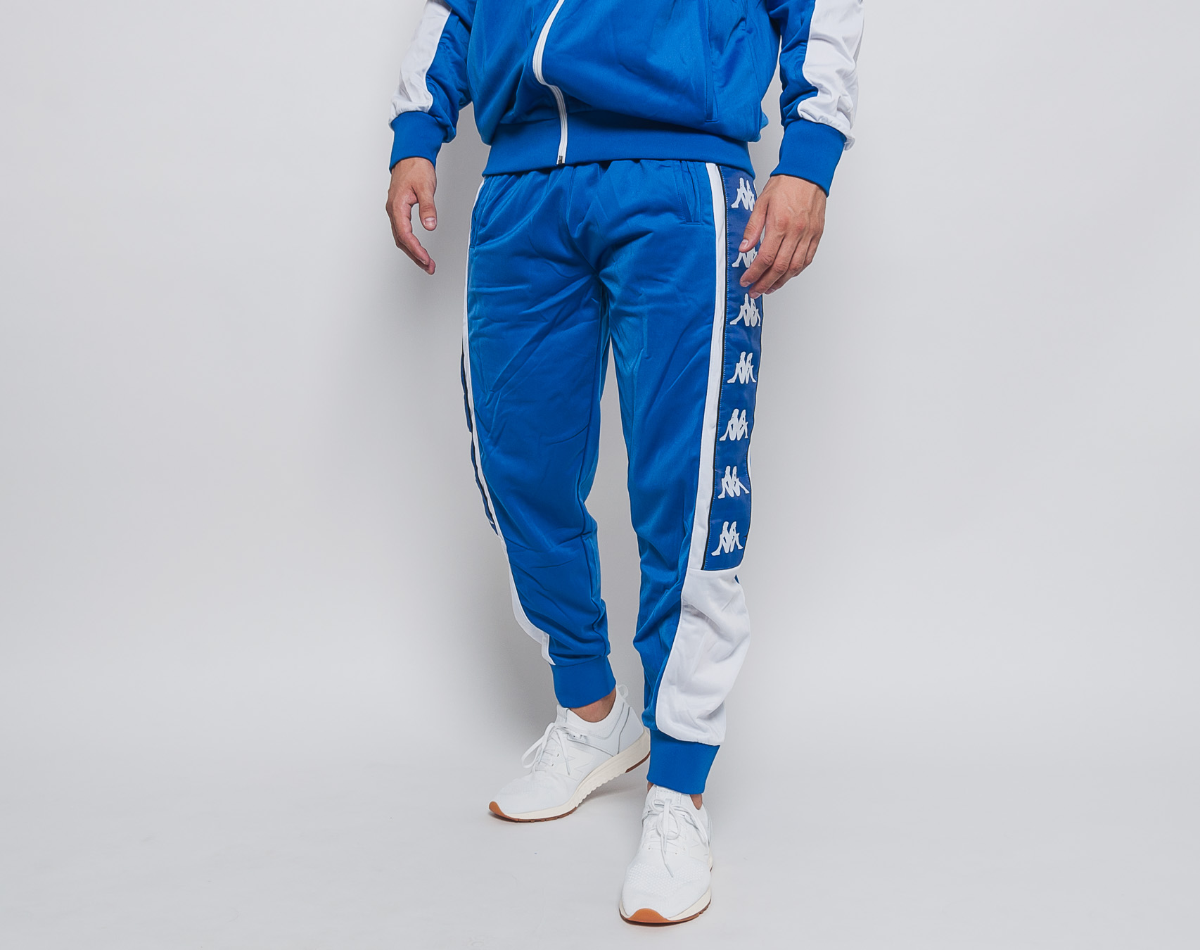 Tepláky Kappa Banda 10 Alen Blue Royal/White 3031IM0
