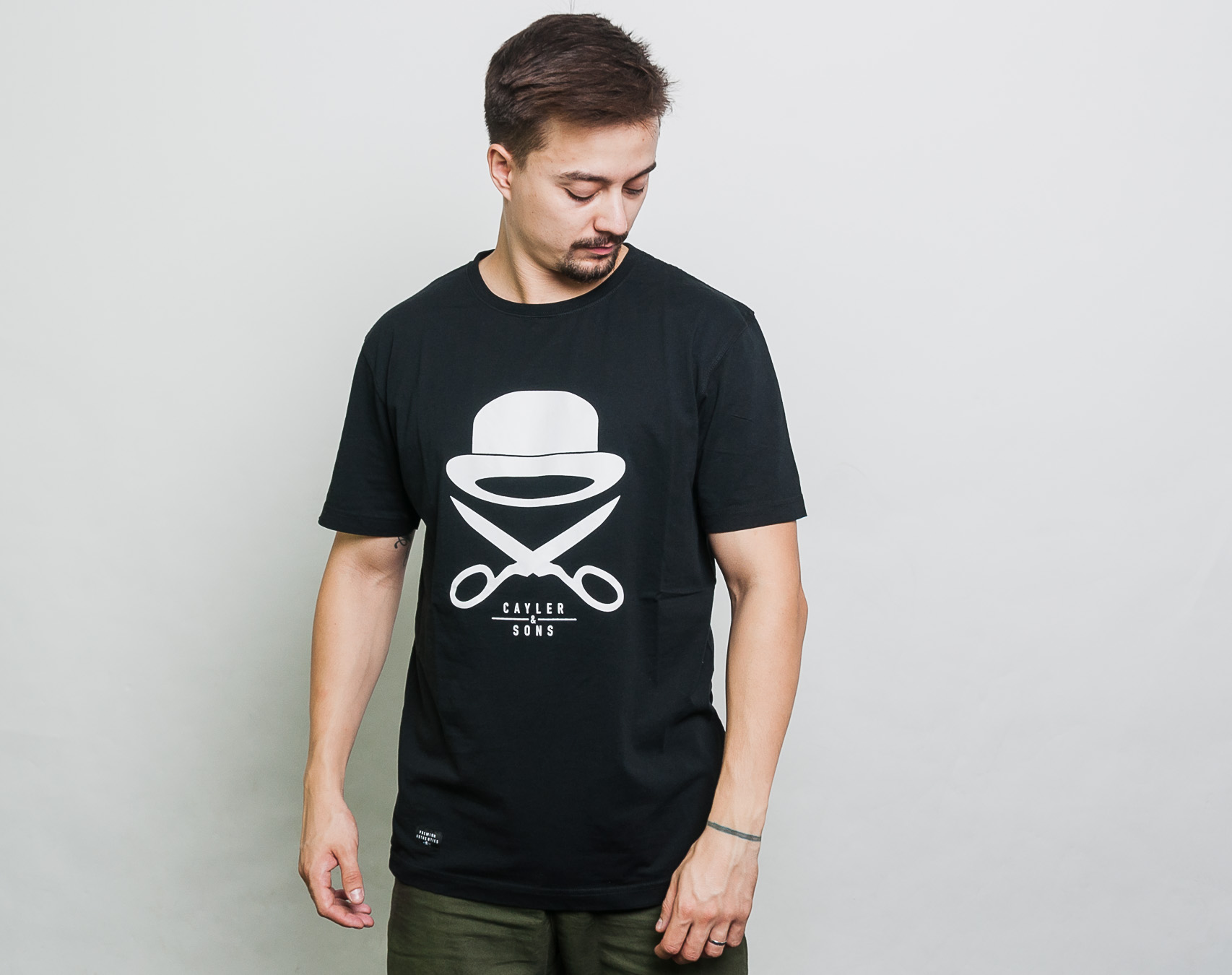 Triko Cayler & Sons PA Icon Tee Black/White