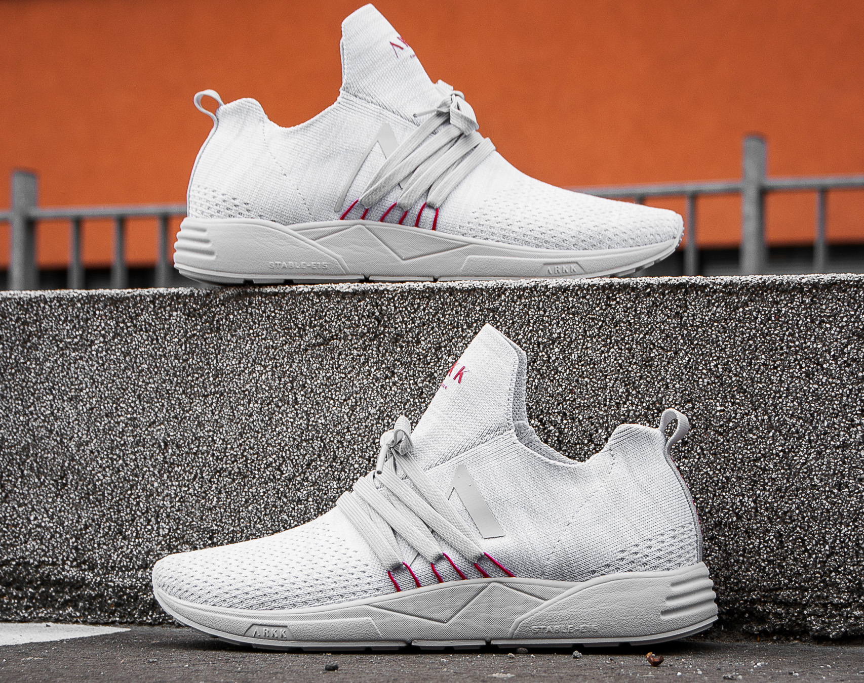 Boty ARKK Raven FG 2.0 S-E15 Disrupted Light Grey Burnt Red ML1433-2240