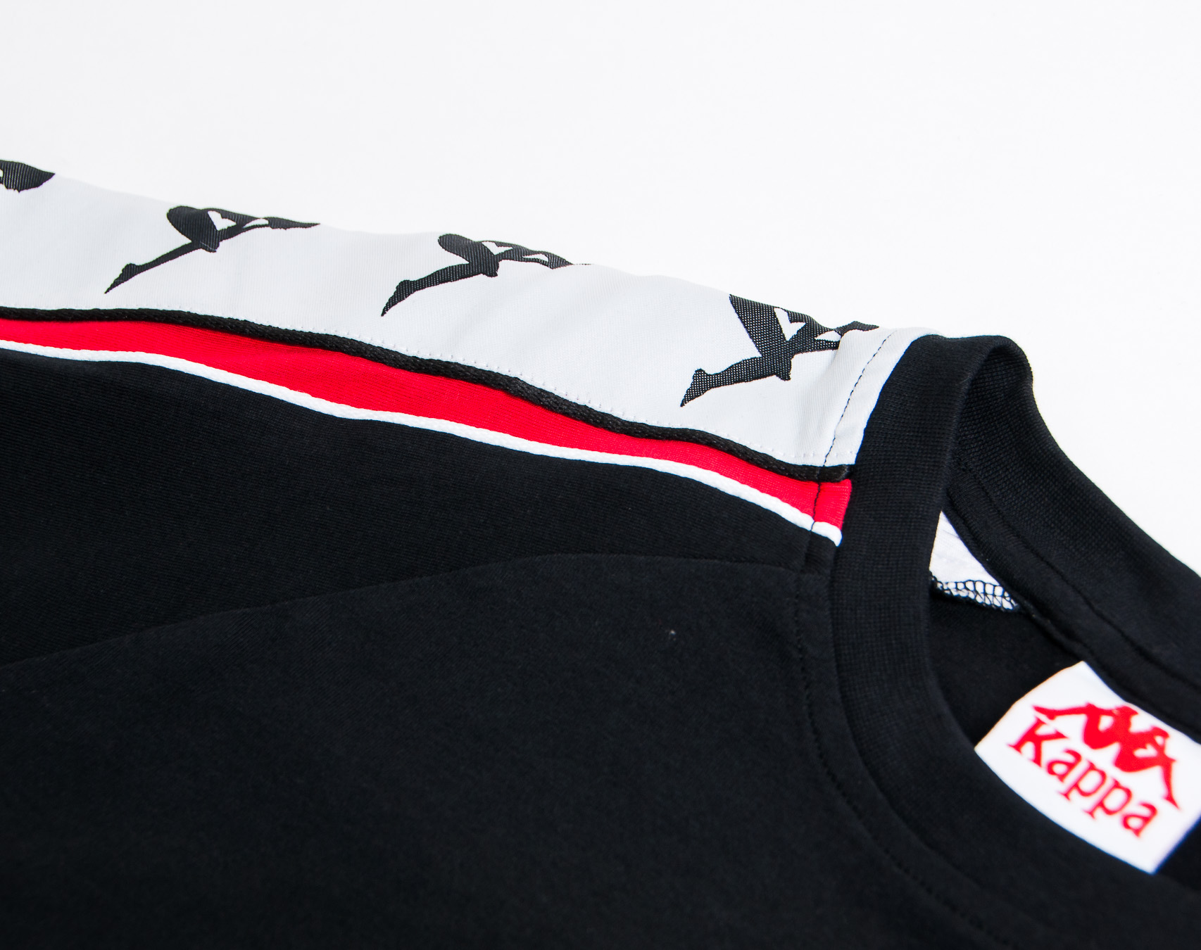 Triko Kappa Banda 10 Arset Black/Red/White