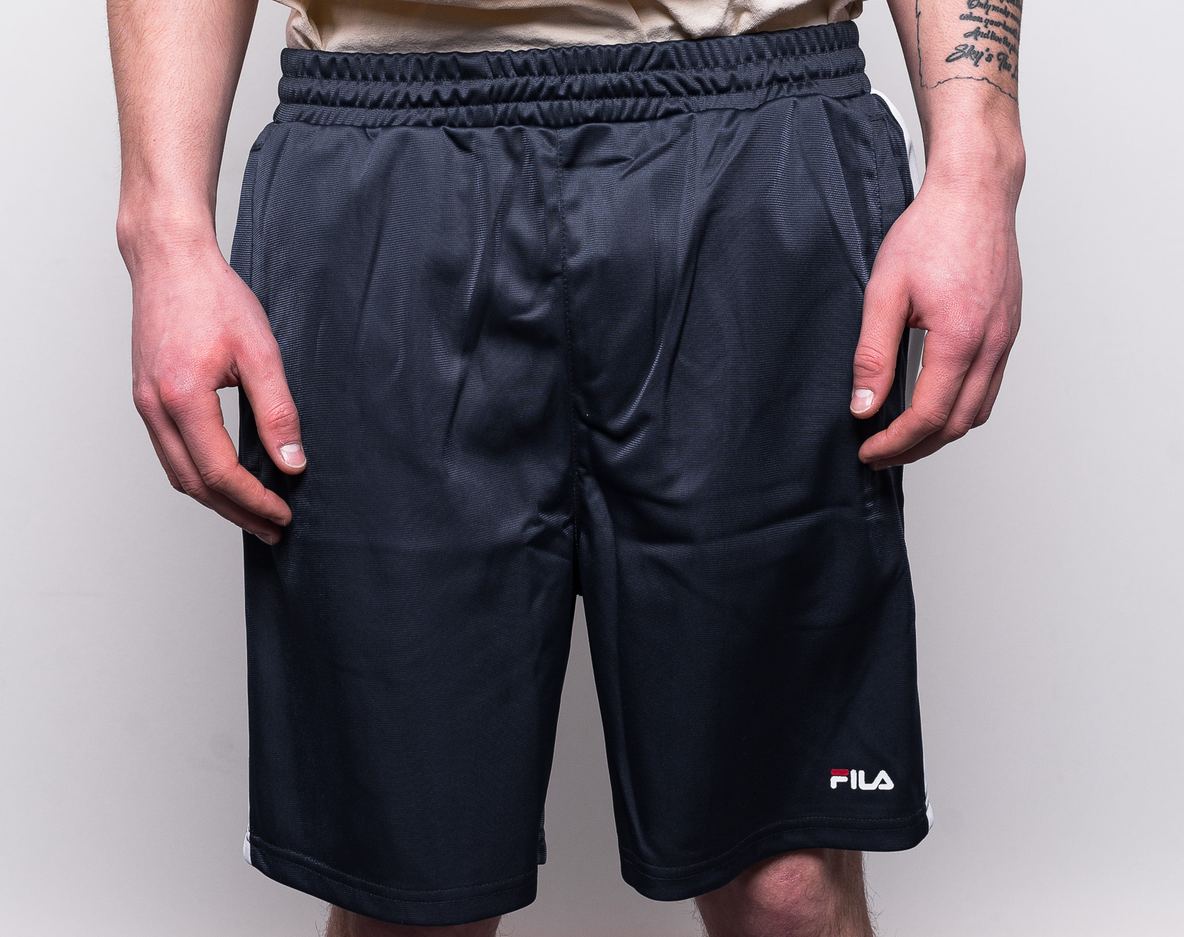 Kraťasy FILA Raka Shorts Black Iris/Bright White