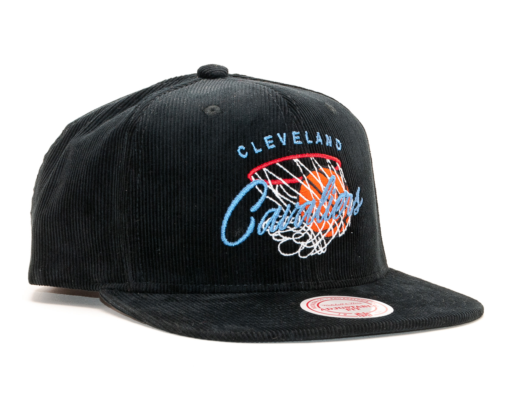 Kšiltovka Mitchell & Ness Cleveland Cavaliers Hardwood Classic All Net Black Snapback
