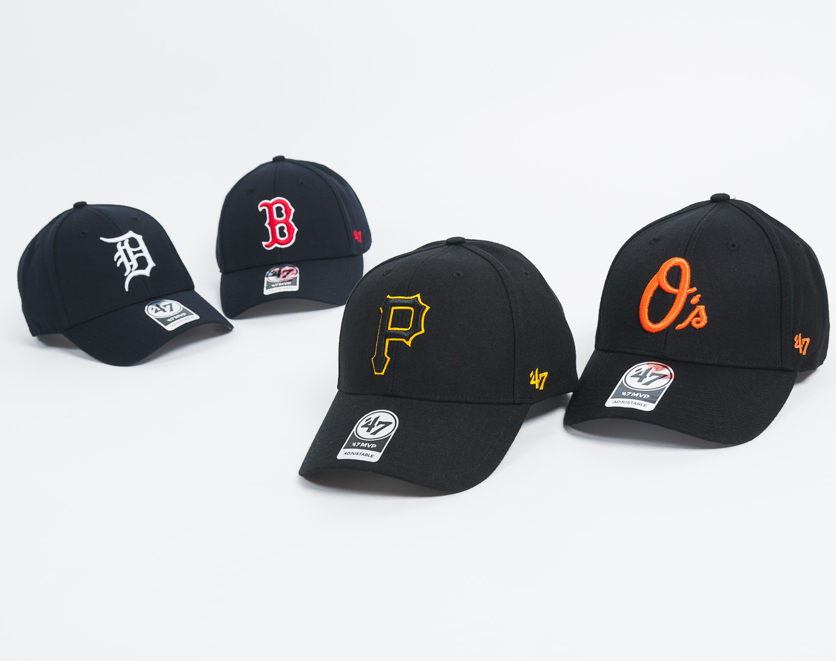 Kšiltovka 47 Brand MVP Baltimore Orioles Black Strapback