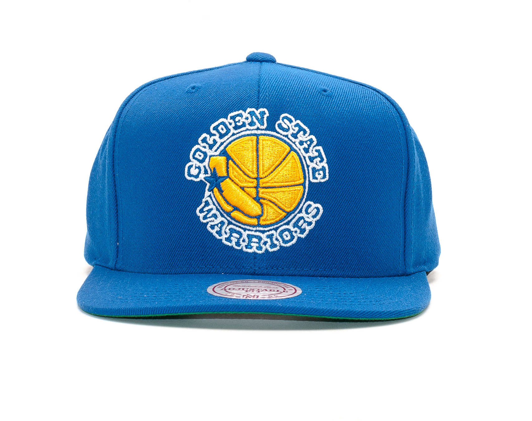 Kšiltovka Mitchell & Ness Solid Team Color Golden State Warriors Royal/Yellow Snapback